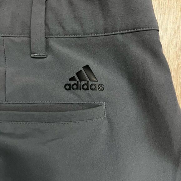 Adidas Men's Gray Flat Front Stretch Performance Golf Pants, Size 40 x 32 - Picture 7 of 7
